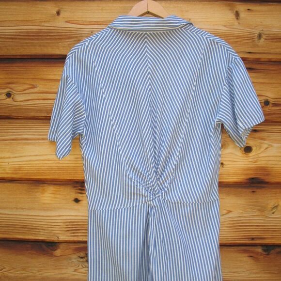 Vince Striped Shirt Dress - Picture 5 of 6